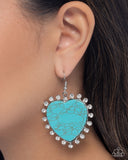 Paparazzi "Dazzling Damsel" Blue Earrings Paparazzi Jewelry