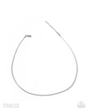 Paparazzi "Reasonable Rope" Silver Mens Urban Necklace Unisex Paparazzi Jewelry