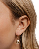 Paparazzi "Lively Luminescence" Brown Necklace & Earring Set Paparazzi Jewelry