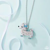 Paparazzi "Poodle Pageantry" Blue Necklace & Earring Set Paparazzi Jewelry