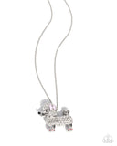 Paparazzi "Poodle Pageantry" Pink Necklace & Earring Set Paparazzi Jewelry