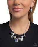 Paparazzi "Oceanic Octave" Blue Necklace & Earring Set Paparazzi Jewelry