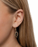 Paparazzi "Concentric Courtship" Gold Necklace & Earring Set Paparazzi Jewelry