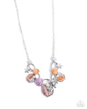 Paparazzi "Oceanic Octave" Orange Necklace & Earring Set Paparazzi Jewelry