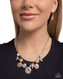 Paparazzi "Oceanic Octave" Orange Necklace & Earring Set Paparazzi Jewelry