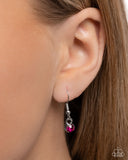 Paparazzi "Fairy Florals" Pink Necklace & Earring Set Paparazzi Jewelry