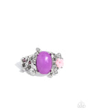 Paparazzi "Oval Occupation" Purple Ring Paparazzi Jewelry