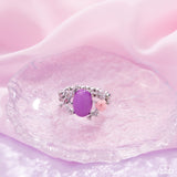 Paparazzi "Oval Occupation" Purple Ring Paparazzi Jewelry