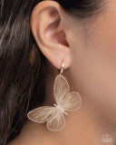 Paparazzi "Fluttering Folk" Gold Post Earrings Paparazzi Jewelry