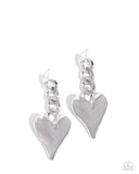 Paparazzi "Mechanic Match" Silver Post Earrings Paparazzi Jewelry