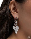 Paparazzi "Mechanic Match" Silver Post Earrings Paparazzi Jewelry