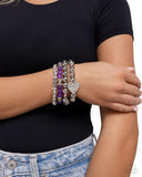 Paparazzi "Poetically Plush" Purple Bracelet Paparazzi Jewelry