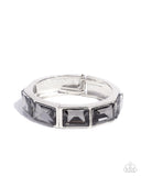 Paparazzi "Faceted Freestyle" Silver Bracelet Paparazzi Jewelry