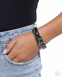 Paparazzi "Faceted Freestyle" Silver Bracelet Paparazzi Jewelry