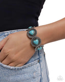 Paparazzi "Rural Romance" Blue Bracelet Paparazzi Jewelry