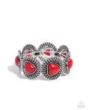 Paparazzi "Rural Romance" Red Bracelet Paparazzi Jewelry
