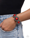 Paparazzi "Rural Romance" Red Bracelet Paparazzi Jewelry
