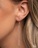 Paparazzi "Turtle Tail & Tradition" Rose Gold Necklace & Earring Jewelry Set Paparazzi Jewelry