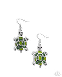 Paparazzi "Turtle Tale & Tradition" Green Necklace & Earring Jewelry Set Paparazzi Jewelry