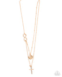 Paparazzi "Eternal Embrace" Gold Necklace & Earring Set Paparazzi Jewelry