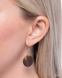 Paparazzi "Swatch Shimmer" Brown Necklace & Earring Set Paparazzi Jewelry