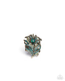 Paparazzi "Polished Peacock" Brass Ring Paparazzi Jewelry