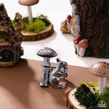 Paparazzi "Textured Toadstool" Silver Ring Paparazzi Jewelry