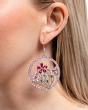 Paparazzi "Basic Bouquet" Pink Earrings Paparazzi Jewelry