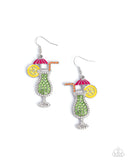 Paparazzi "Delightful Daiquiri" Green Earrings Paparazzi Jewelry
