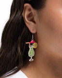 Paparazzi "Delightful Daiquiri" Green Earrings Paparazzi Jewelry