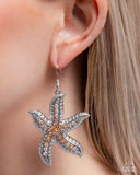 Paparazzi "Seize the Starfish" Orange Earrings Paparazzi Jewelry