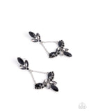 Paparazzi "Carefree Chandelier" Black Post Earrings Paparazzi Jewelry