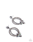 Paparazzi "Karma Knockout" Silver Post Earrings Paparazzi Jewelry