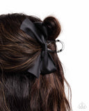 Paparazzi "Coquette Class" Black Hair Clip Paparazzi Jewelry