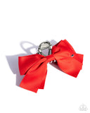 Paparazzi "Coquette Class" Red Hair Clip Paparazzi Jewelry