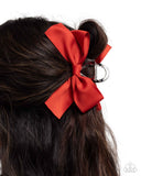 Paparazzi "Coquette Class" Red Hair Clip Paparazzi Jewelry
