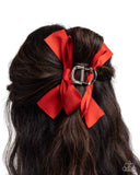 Paparazzi "Coquette Class" Red Hair Clip Paparazzi Jewelry