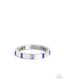 Paparazzi "Glistening Gesture" Blue Bracelet Paparazzi Jewelry