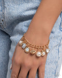 Paparazzi "Easy Excellence" Gold Bracelet Paparazzi Jewelry