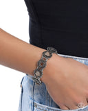 Paparazzi "Fabricated Frames" Brown Bracelet Paparazzi Jewelry