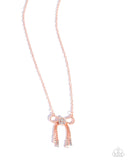 Paparazzi "Coquette Celebrity" Copper Necklace & Earring Set Paparazzi Jewelry
