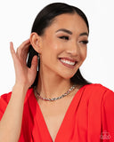 Paparazzi "Bewildering Braid" Silver Necklace & Earring Set Paparazzi Jewelry