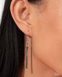 Paparazzi "Bewildering Braid" Silver Necklace & Earring Set Paparazzi Jewelry