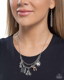 Paparazzi "Storybook Setting" Brown Necklace & Earring Set Paparazzi Jewelry