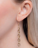 Paparazzi "Storybook Setting" Gold Necklace & Earring Set Paparazzi Jewelry