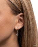 Paparazzi "Easter Enthusiast" White Necklace & Earring Set Paparazzi Jewelry