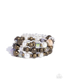 Paparazzi "Dragonfly Delight & Deed" Brass Necklace & Bracelet Complete Look Paparazzi Jewelry
