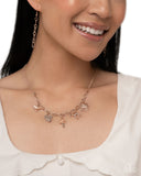 Paparazzi "Fairytale Fanfare & Flourish" Rose Gold Necklace & Bracelet Jewelry Set Paparazzi Jewelry
