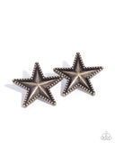 Paparazzi "Staunch Studs" Brass Post Earrings Paparazzi Jewelry