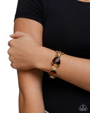 Paparazzi "Heart Habit" Brown Bracelet Paparazzi Jewelry